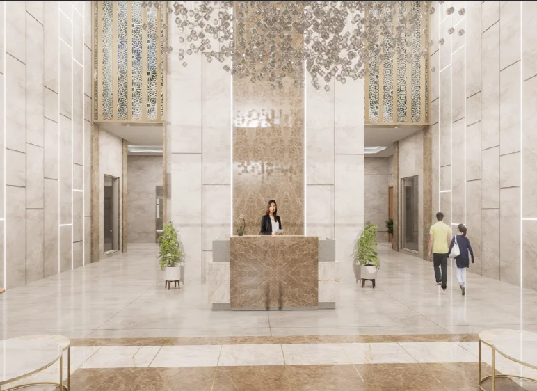 Interior of a living room at Forbes Fab Luxe Residences